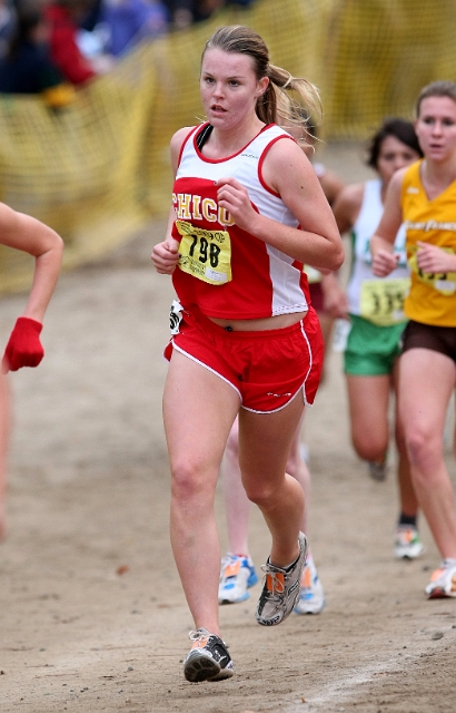 2009 CIF XC Girls D2-063.JPG - 2009 California CIF Cross Country Championships, Woodward Park, Fresno, California